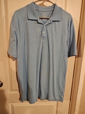 George Men's Sky Blue Short-Sleeve Polo